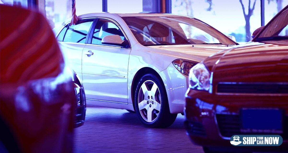 A set of vehicles at an online car auction