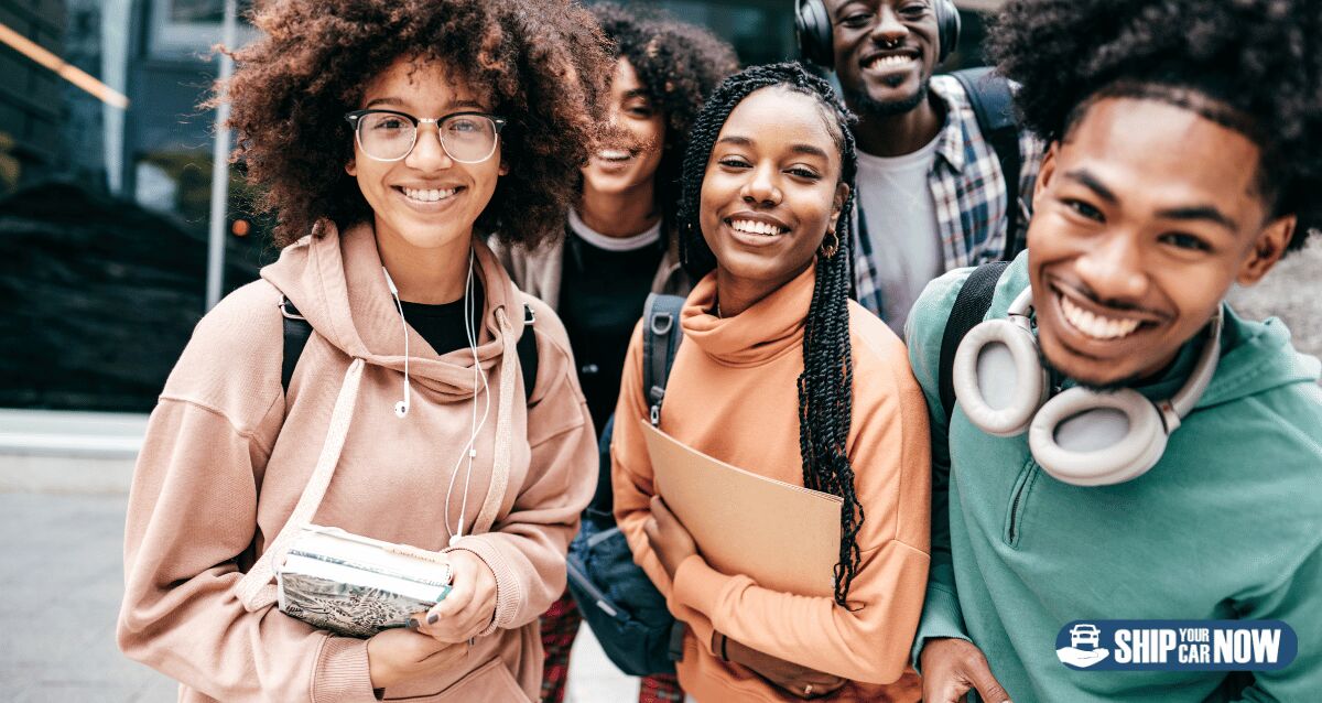 college students happy to have their car shipped