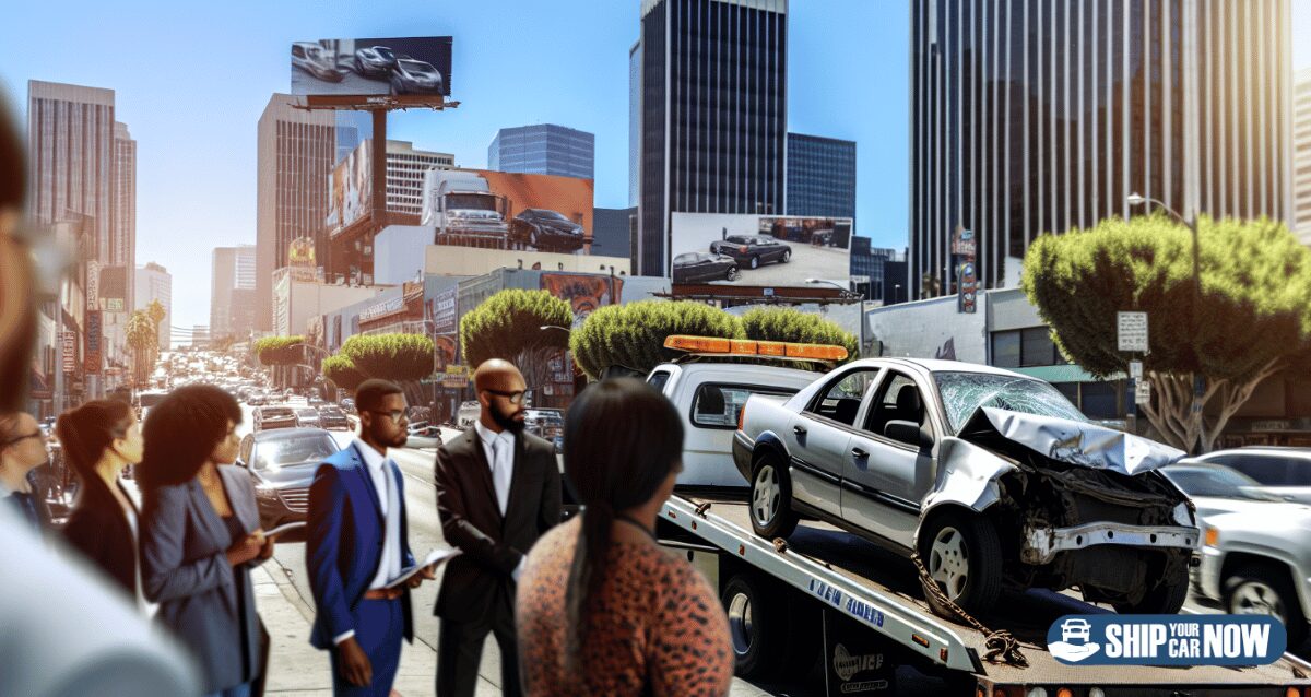 Salvage car transportation and delivery