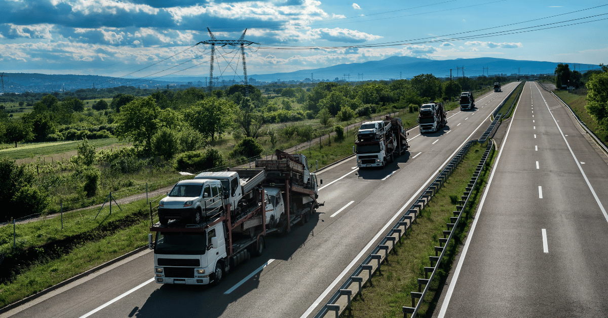 Auto shipping many vehicles 