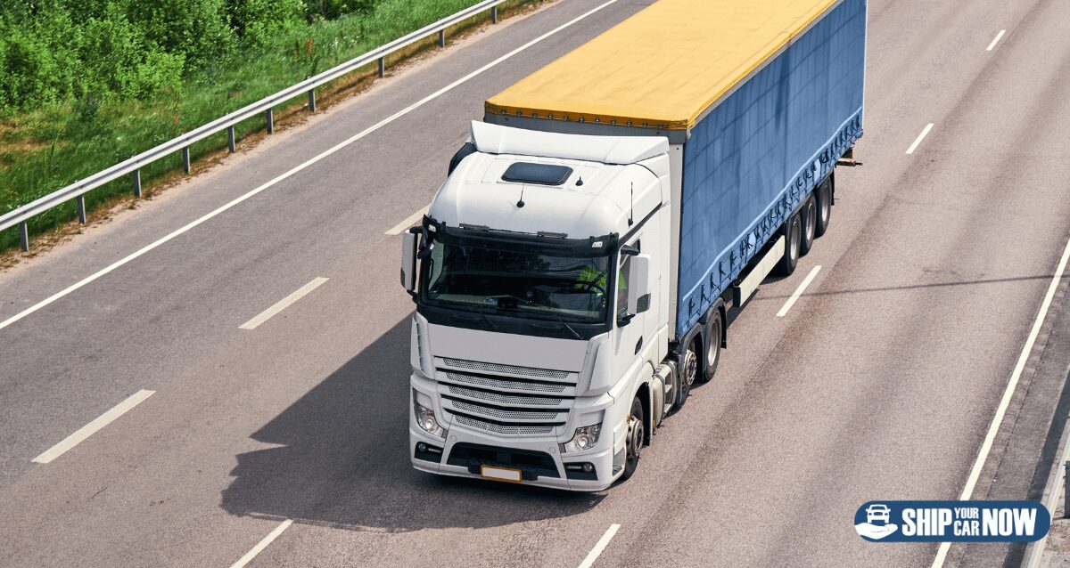 Enclosed car shipping
