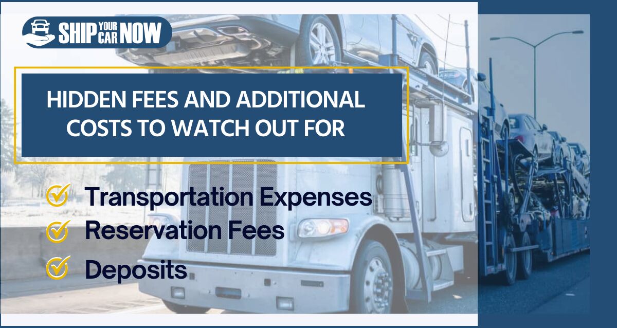 Hidden fees to look out for when shipping your car