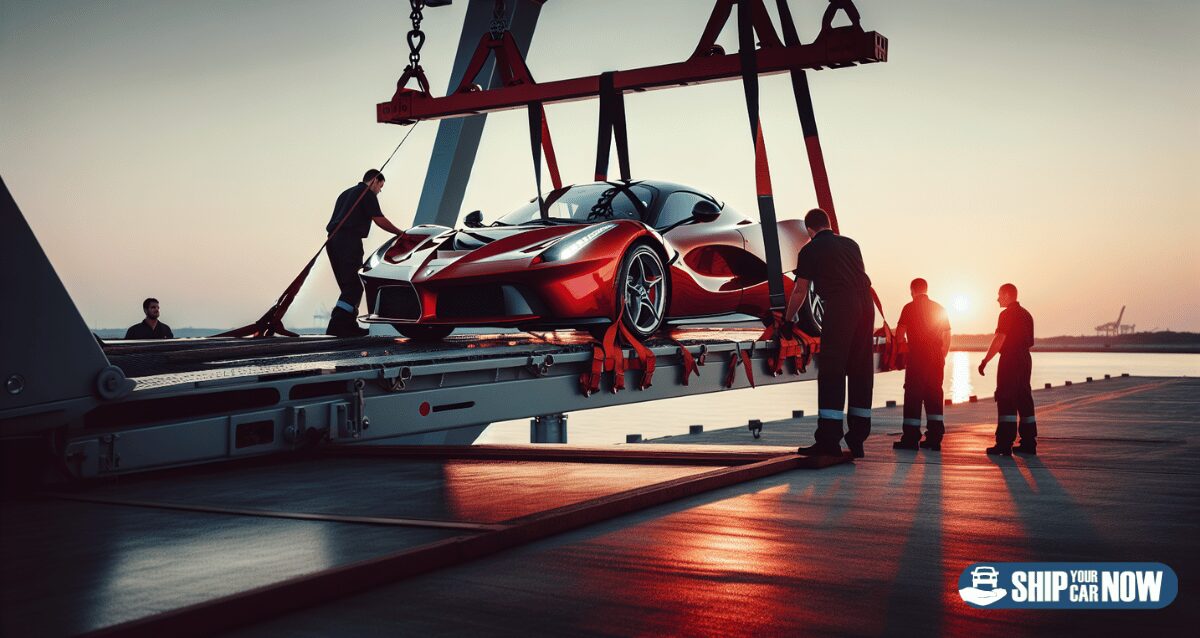 Car shipping process