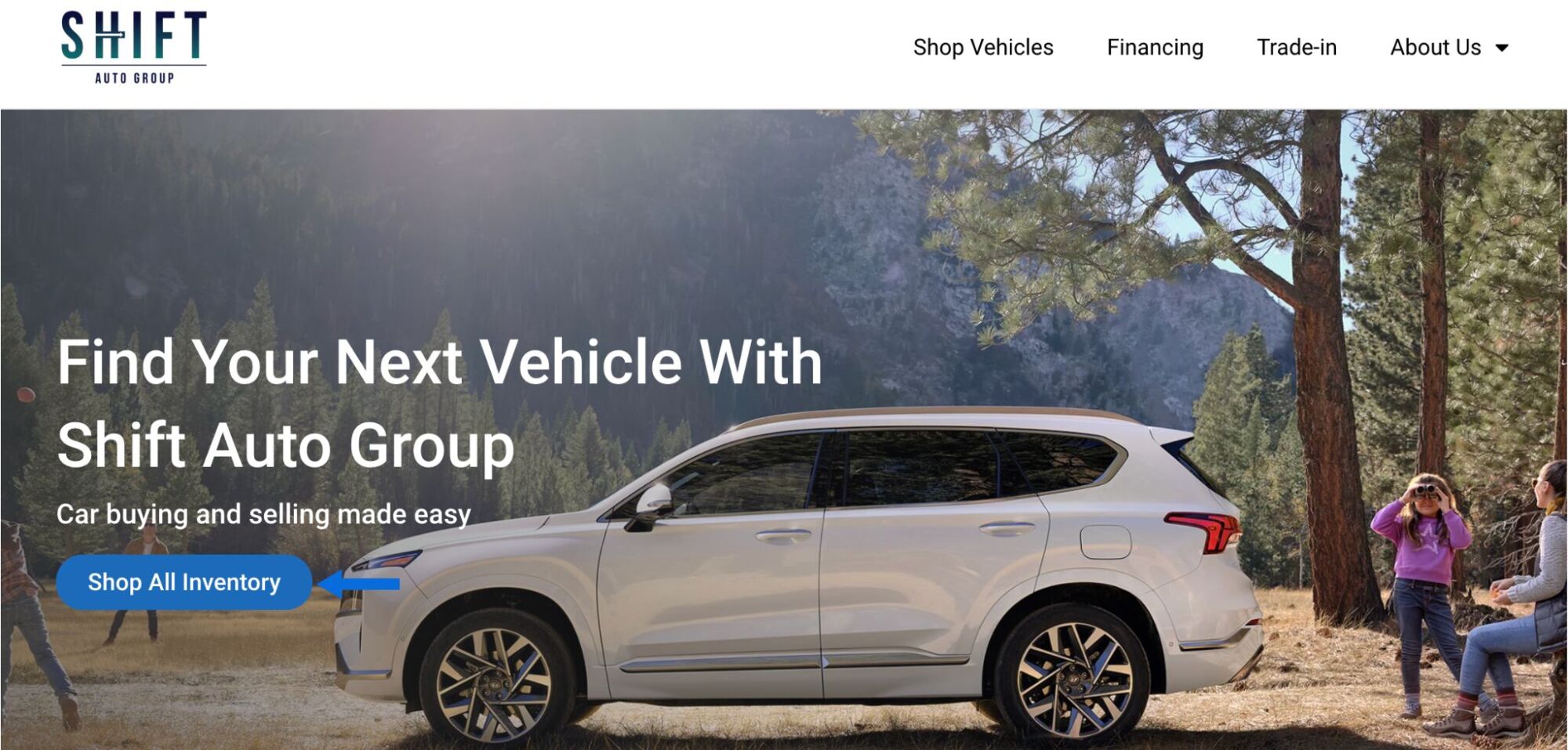 Shift Homepage