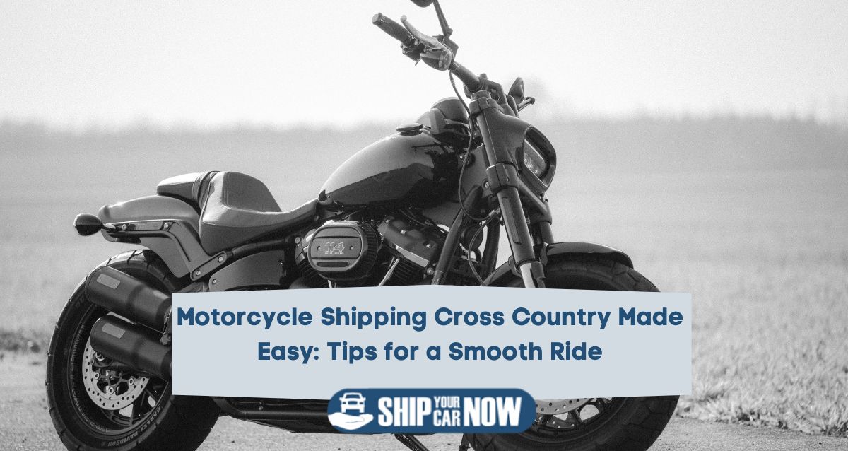 Motorcycle shipping made easy