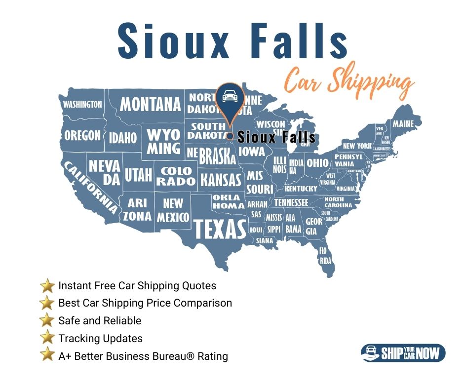 The best Sioux Falls Car Shipping companies